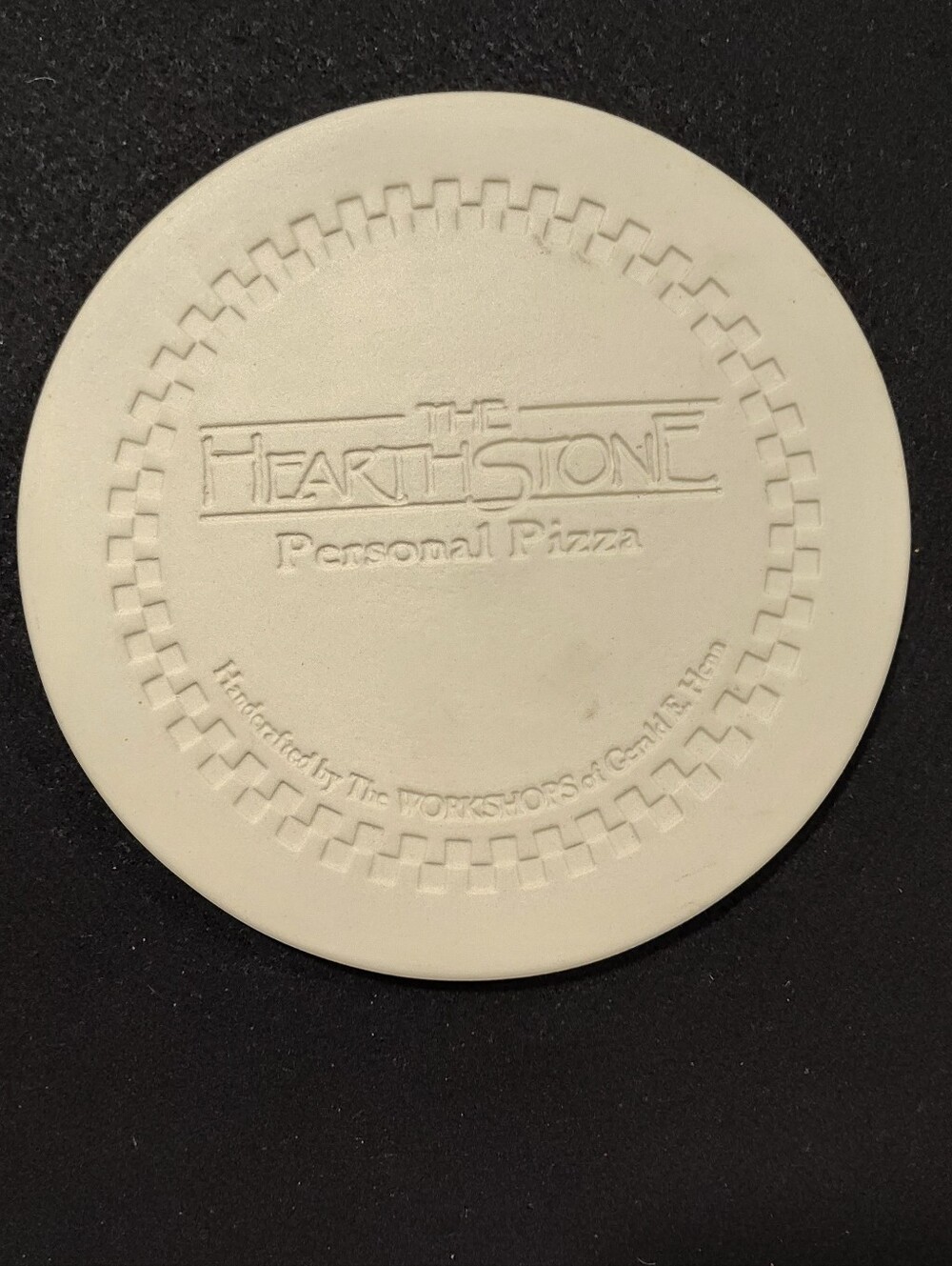 The Hearthstone Personal Pizza Handcrafted By The Workshops Of Gerald E Henn 8"